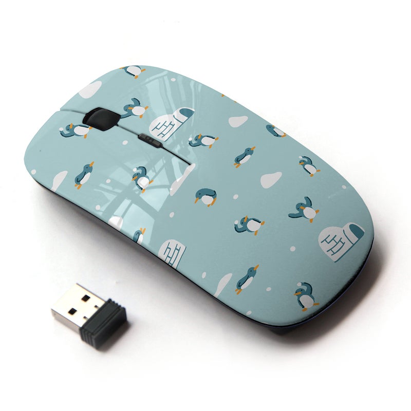 KOOLmouse [ Optical 2.4G Wireless Computer Mouse [ Penguin Snowball Fight ] - Image 1